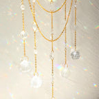Crying Moon Crystal Suncatcher