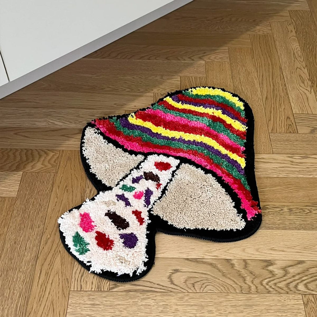 Groovy Mushroom Tufted Rug