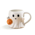 Pumpkin Ghost Halloween Mug