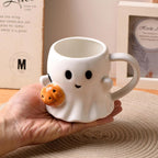 Pumpkin Ghost Halloween Mug