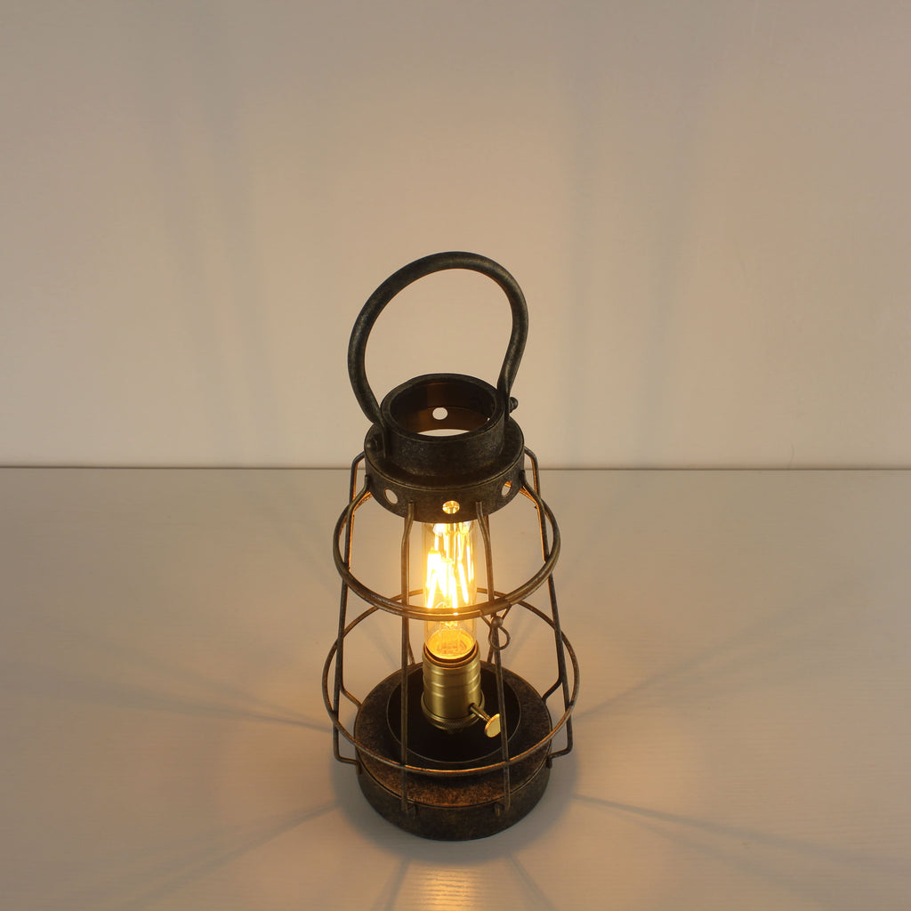 Battery Powered Metal Cage LED Lantern