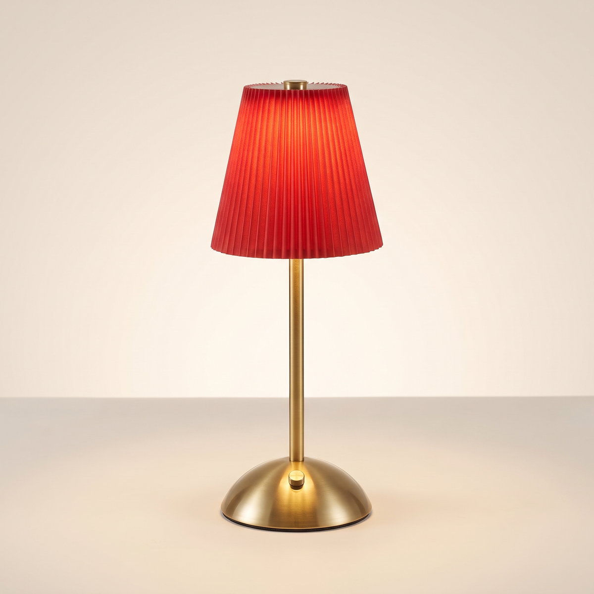 Pleated Cordless Table Lamp