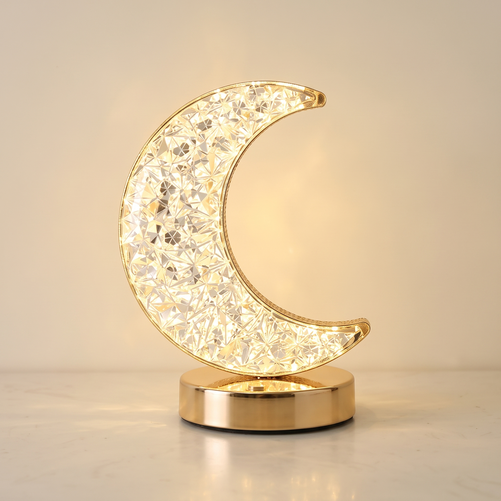 Crystal Moon Touch Lamp