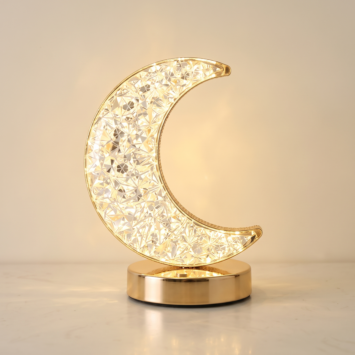 Crystal Moon Touch Lamp