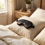 Silk Sleep Mask, 1–3 Pack in a cozy home