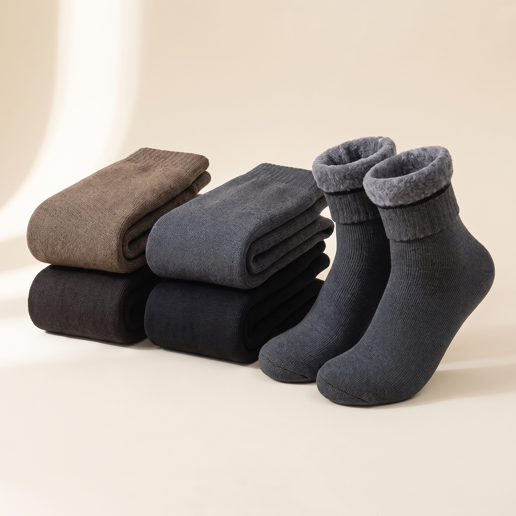 Fleece-Lined Thermal Socks