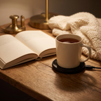 USB Mug Warmer in a cozy home