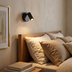 Magnetic Swivel Wall Light in a cozy home