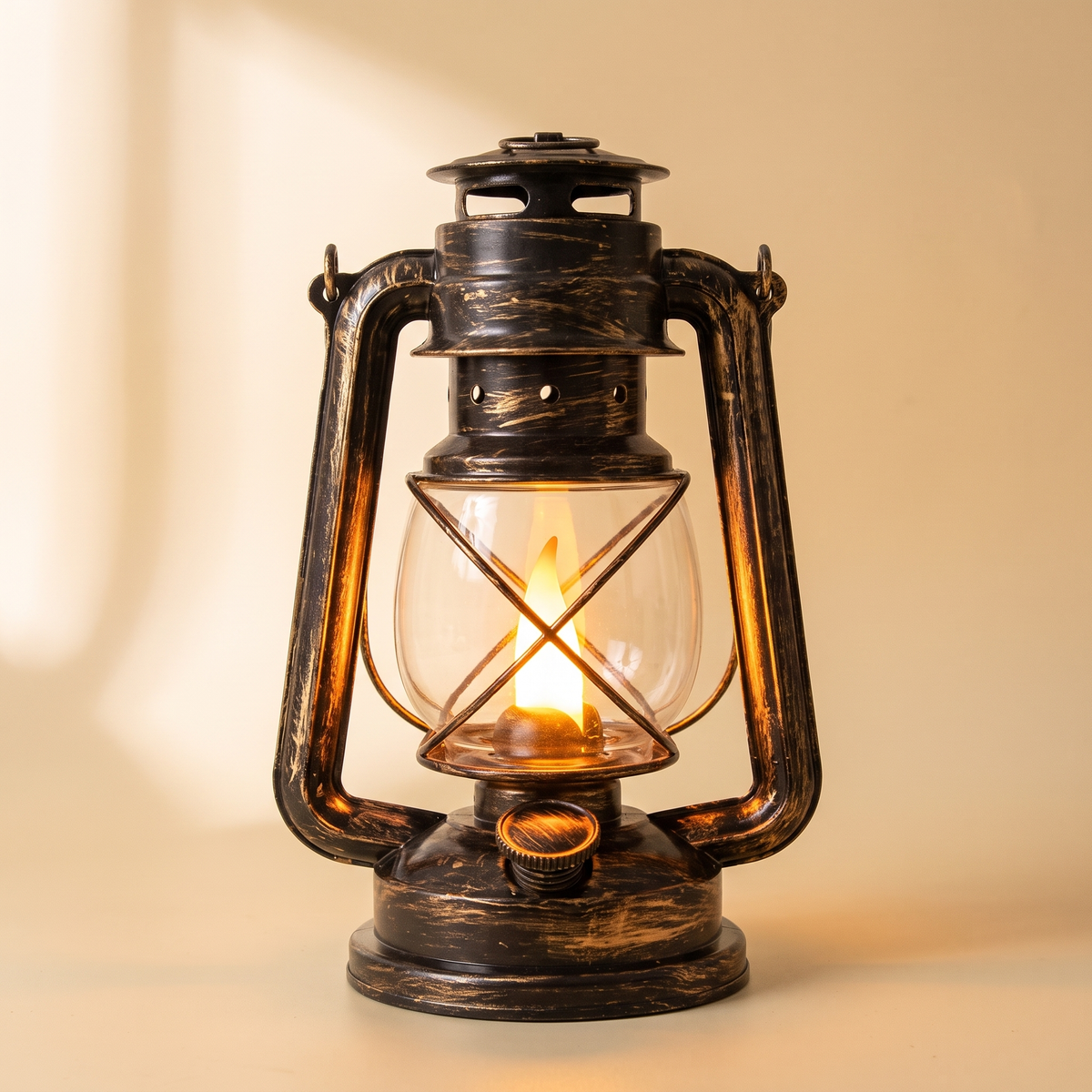 Vintage Flame Lantern, Rechargeable