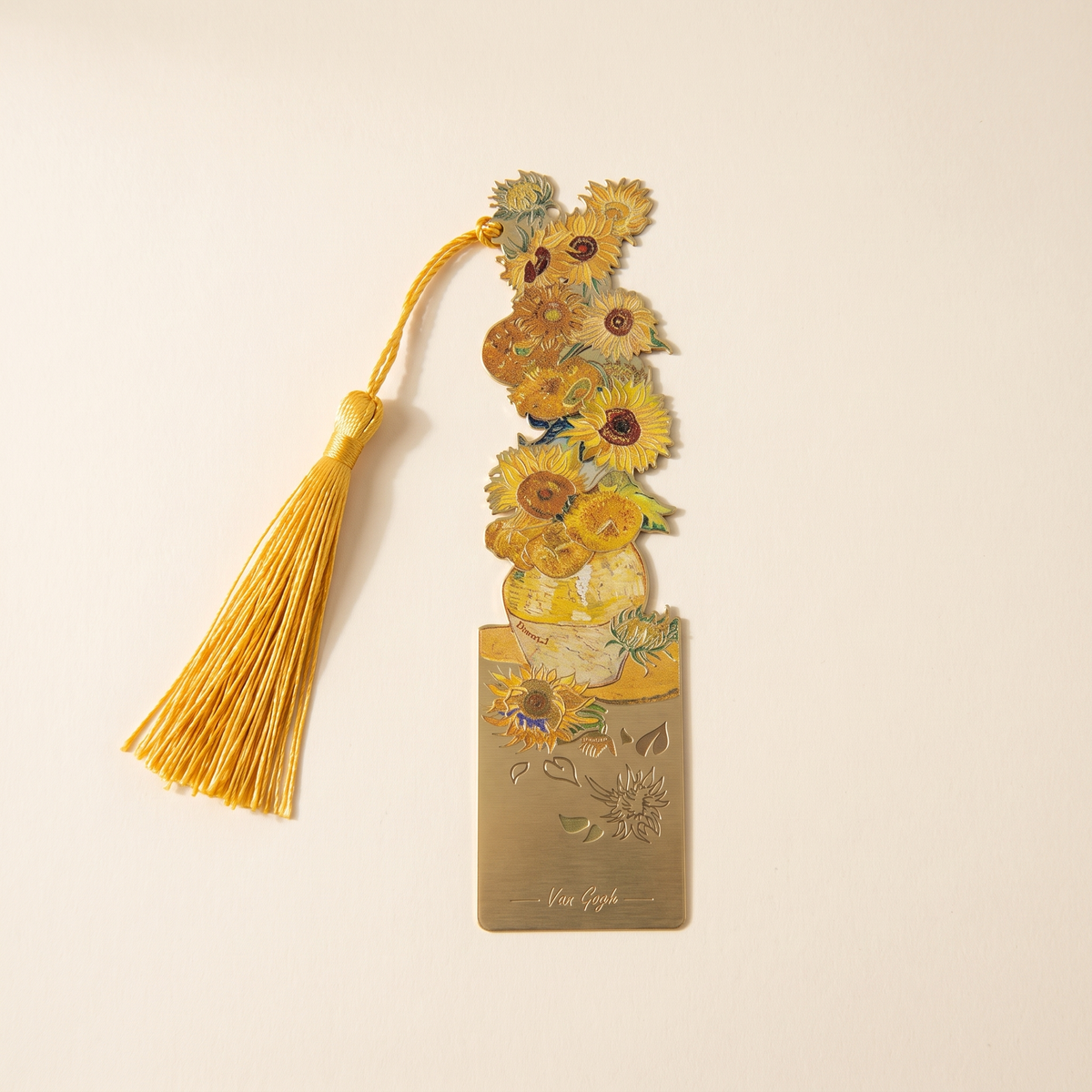 Famous Paintings Brass Bookmark with Tassel