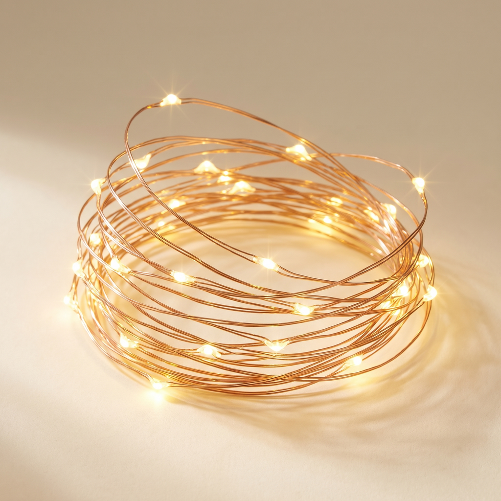 Copper Wire Fairy Lights, Warm White