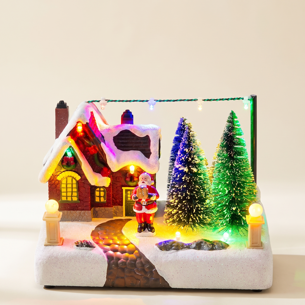 Christmas Village Snow Town, Light-Up