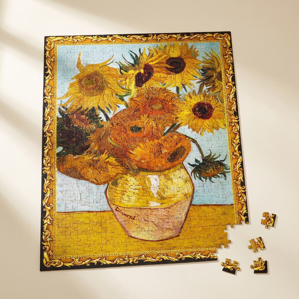 1000-Piece Puzzle: Van Gogh, Sunflowers