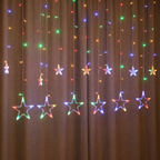 Star Curtain Lights, 138 LED