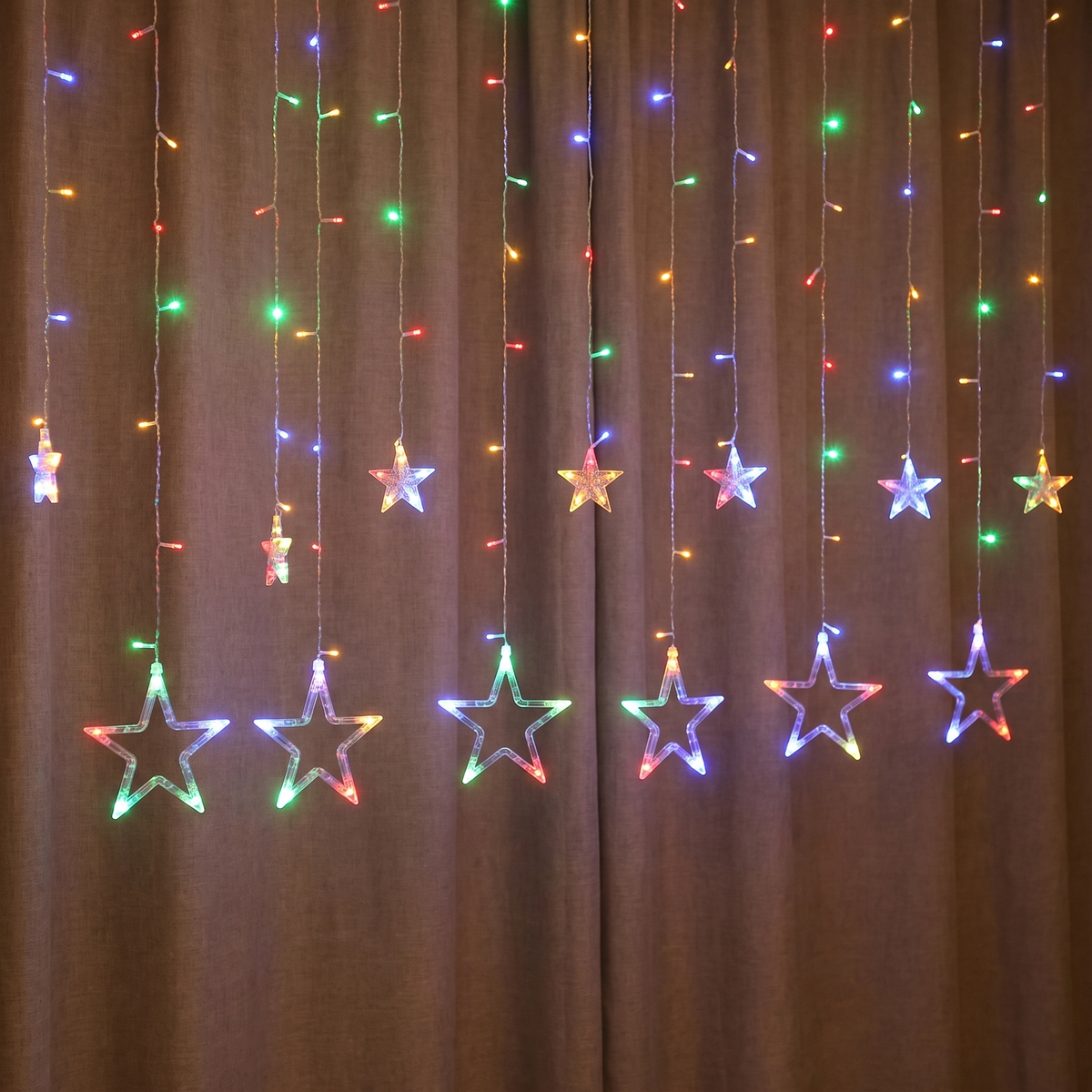 Star Curtain Lights, 138 LED