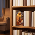 Book Nook Kit: Count Cat's Study in a cozy home