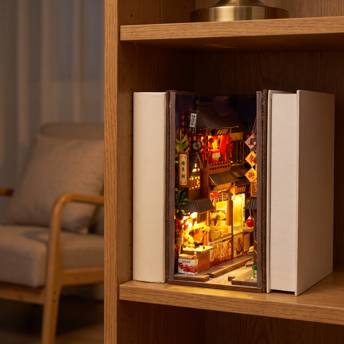 Book Nook Kit: Secret Bookshop in a cozy home