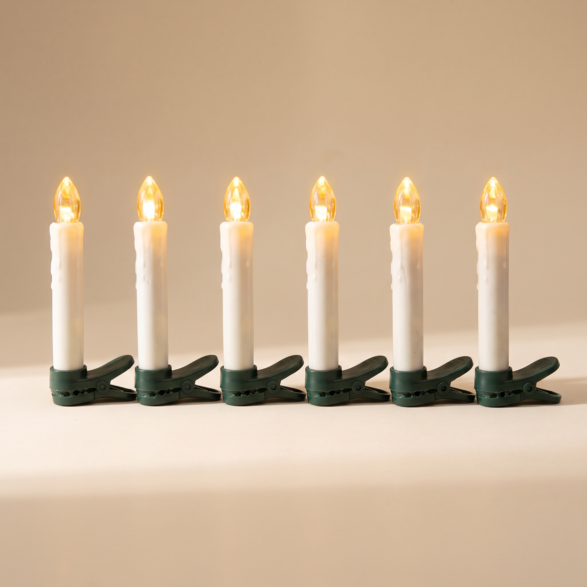 Clip-On Christmas Tree Candles