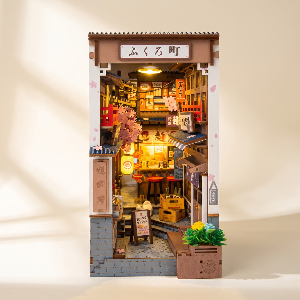 Book Nook Kit: Sakura Wine Alley