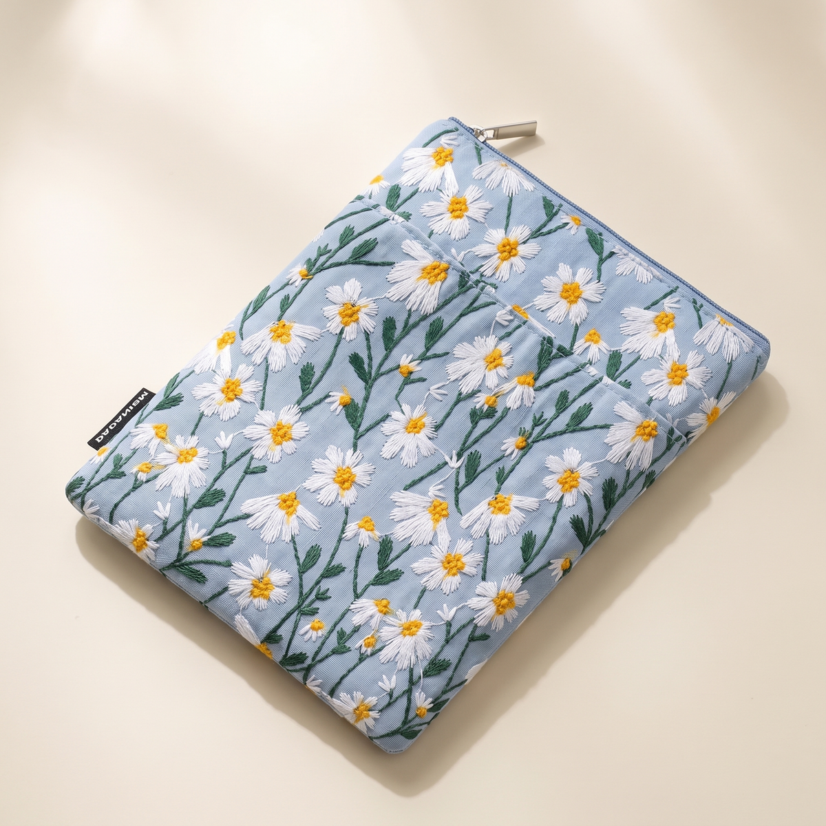 Embroidered E-Reader Sleeve