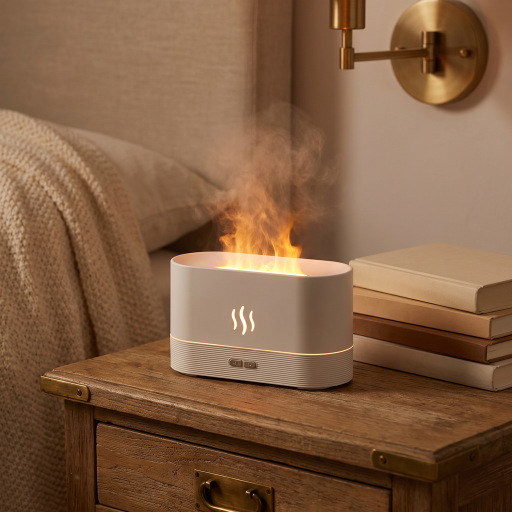 Cool Mist Diffuser, 180 ml in a cozy home