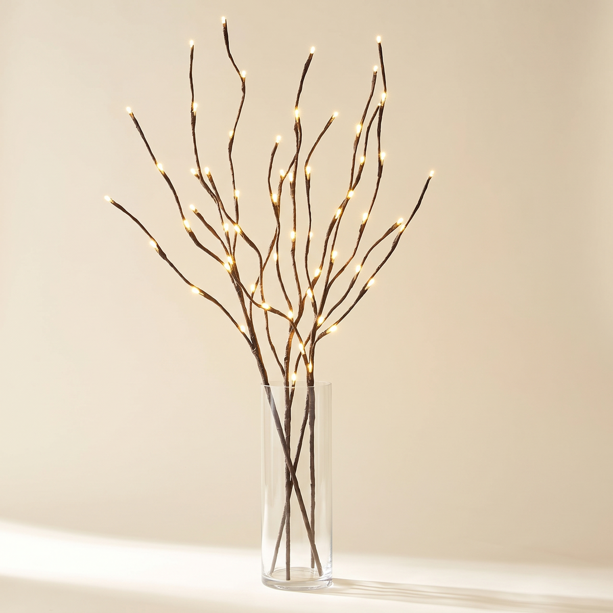 Lighted Birch Branches