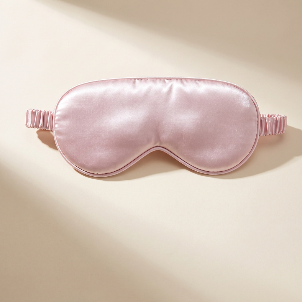 Silk Sleep Mask, 1–3 Pack — Pink, 1 Pack