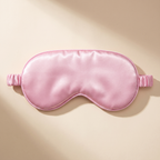 Zero-Pressure Satin Sleep Mask — Pink