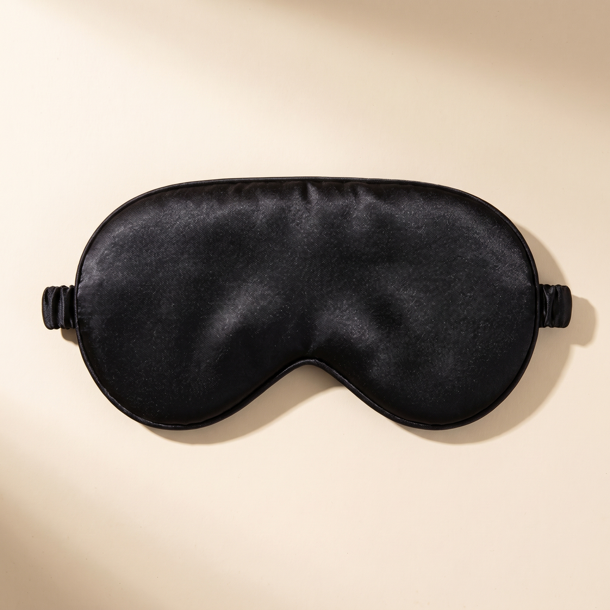 Zero-Pressure Satin Sleep Mask — Black