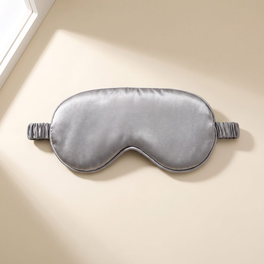 Zero-Pressure Satin Sleep Mask — Grey