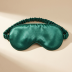 Zero-Pressure Satin Sleep Mask — Green