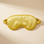Zero-Pressure Satin Sleep Mask — Yellow