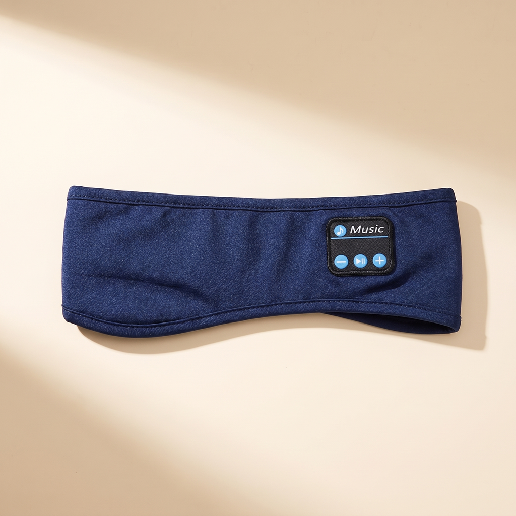 Bluetooth Sleep Headphones Mask — Navy