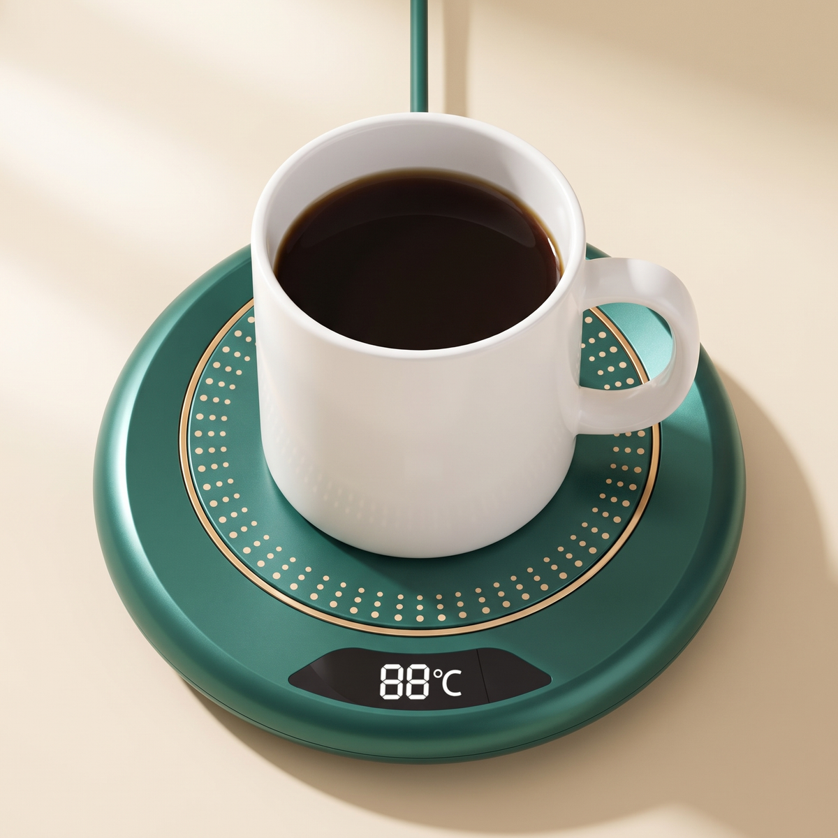 Mug Warmer with 3 Temperatures — Green