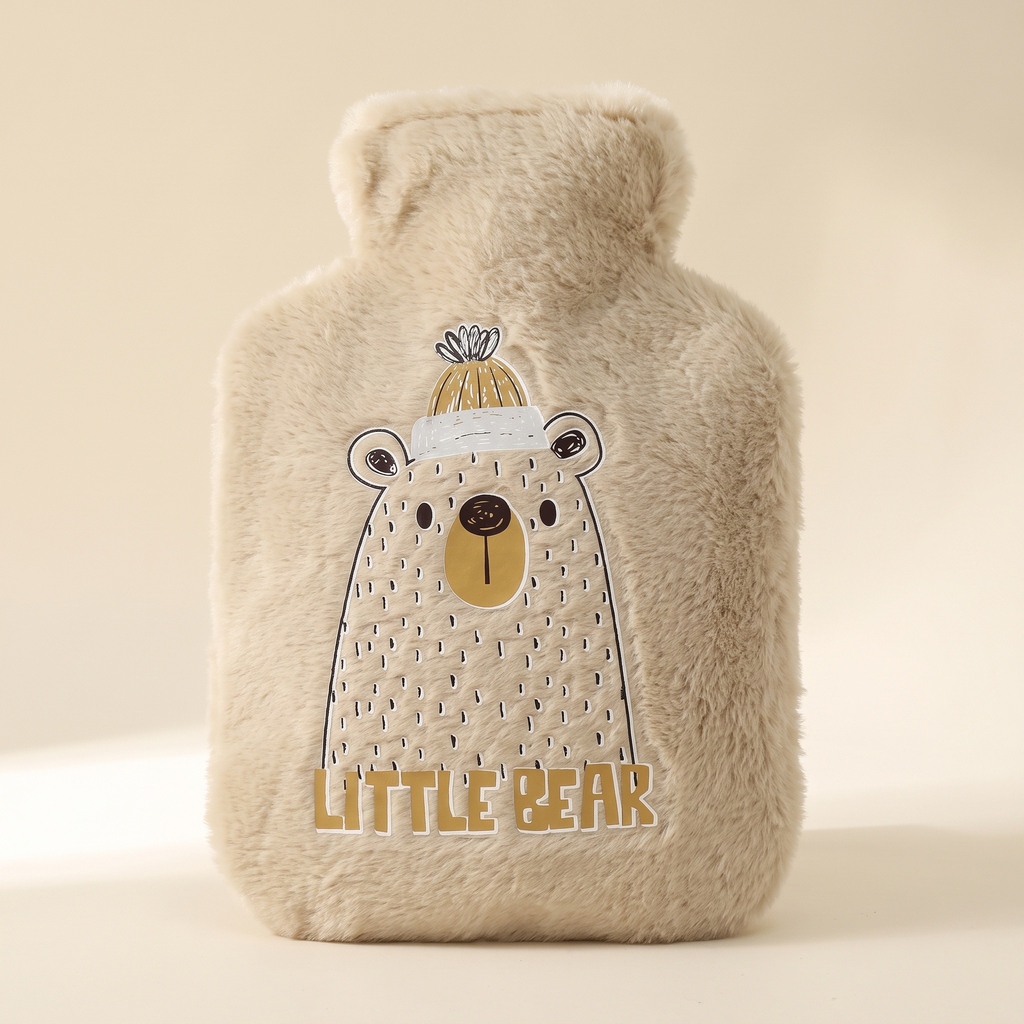 Plush Bear & Bunny Hot Water Bottle — Design F