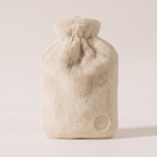 Hot Water Bottle with Soft Cover, 1 L — Beige + Cover