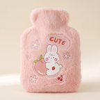 Plush Bear & Bunny Hot Water Bottle — Design C