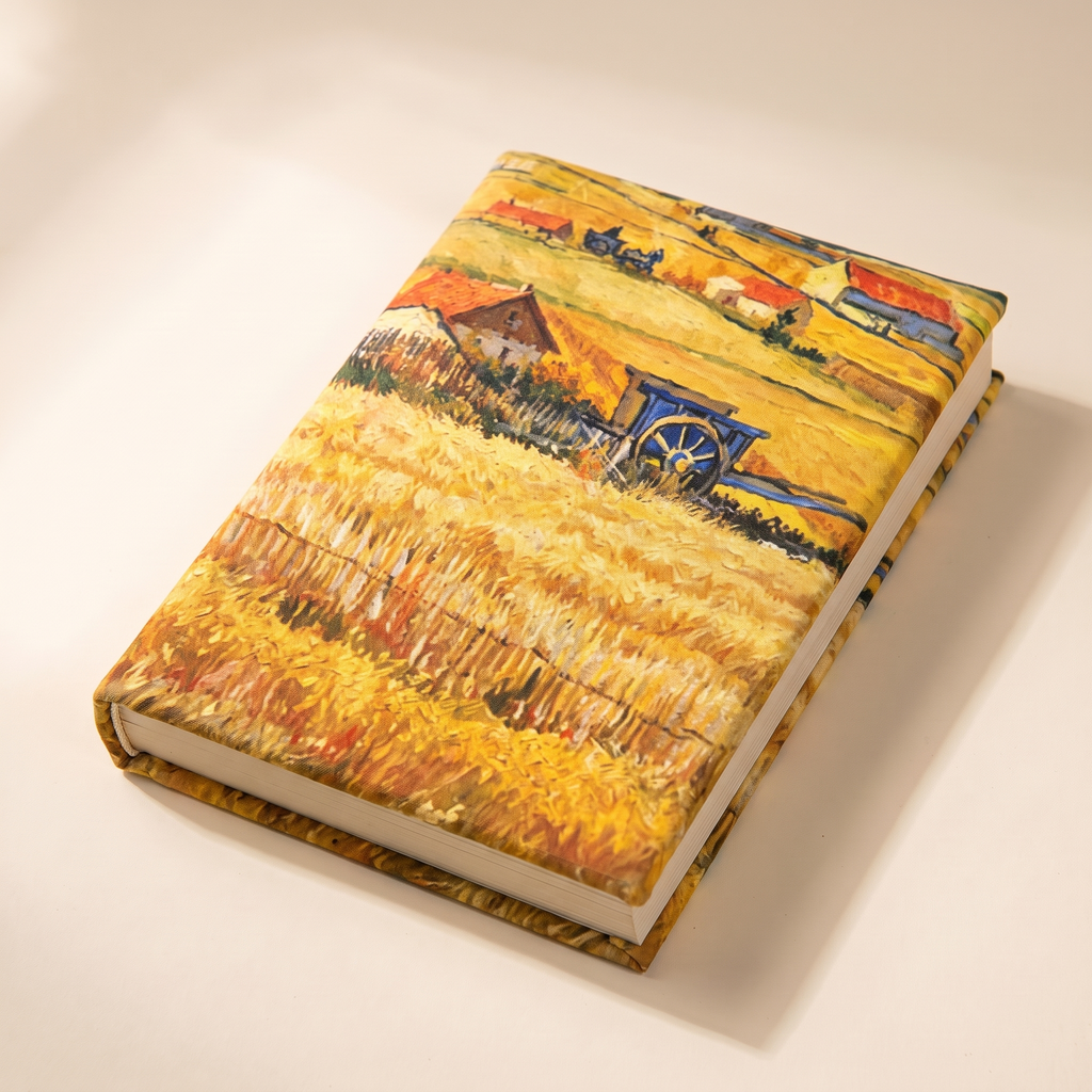 Fabric Book Sleeve, A5 & A6 — A5 Harvest Fields