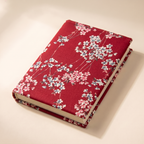 Fabric Book Sleeve, A5 & A6 — A5 Red Floral