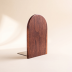 Natural Wood Bookends — Style 3