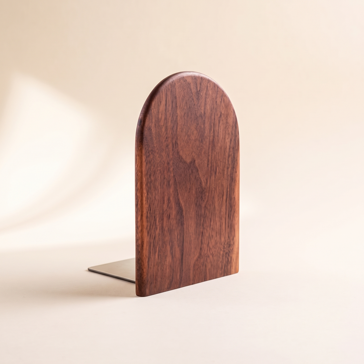 Natural Wood Bookends — Style 3