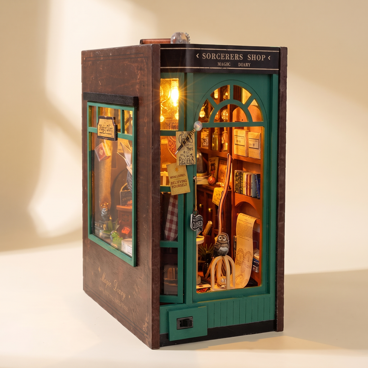 Book Nook Kit Collection, 8 Designs — Design 1