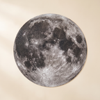 1000-Piece Puzzle: Moon & Earth — Moon