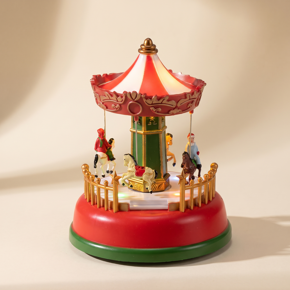 Light-Up Christmas Carousel — Carousel