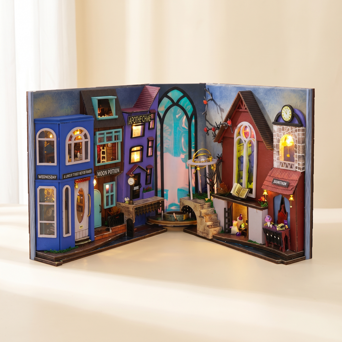 Book Nook Kit Collection, 8 Designs — Design 6