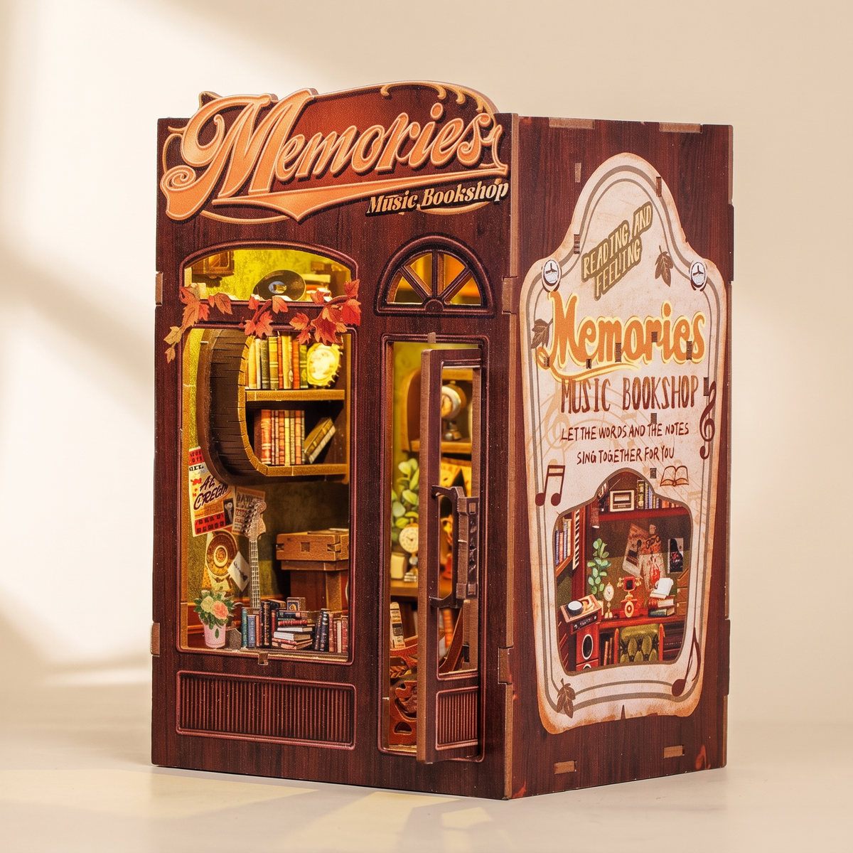 Bookstore Book Nook Kit — Music Bookshop