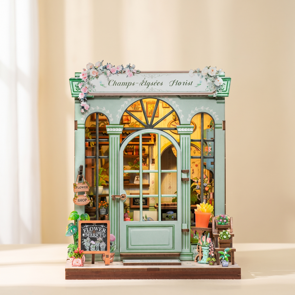 Bookstore Book Nook Kit — Paris Bookshop