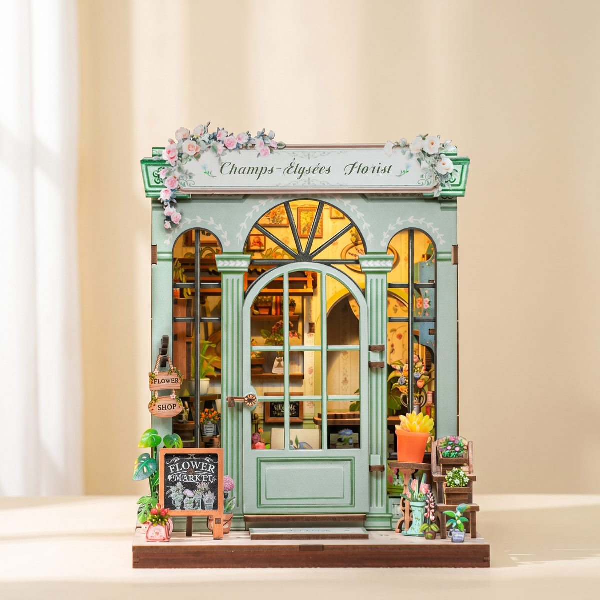 Bookstore Book Nook Kit — Paris Bookshop