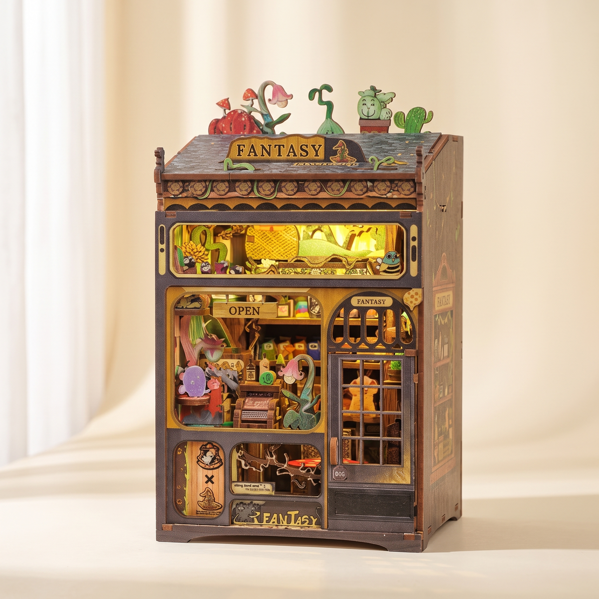 Bookstore Book Nook Kit — Fantasy Plant Shop