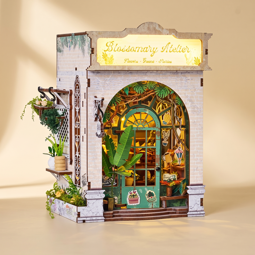 Book Nook Kit Collection, Bookshelf Inserts — Design J